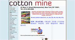 Desktop Screenshot of cottonmine.com